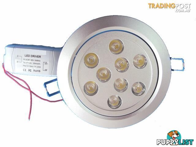 9W Downlight Kit - Warm Light - (Dimmable)