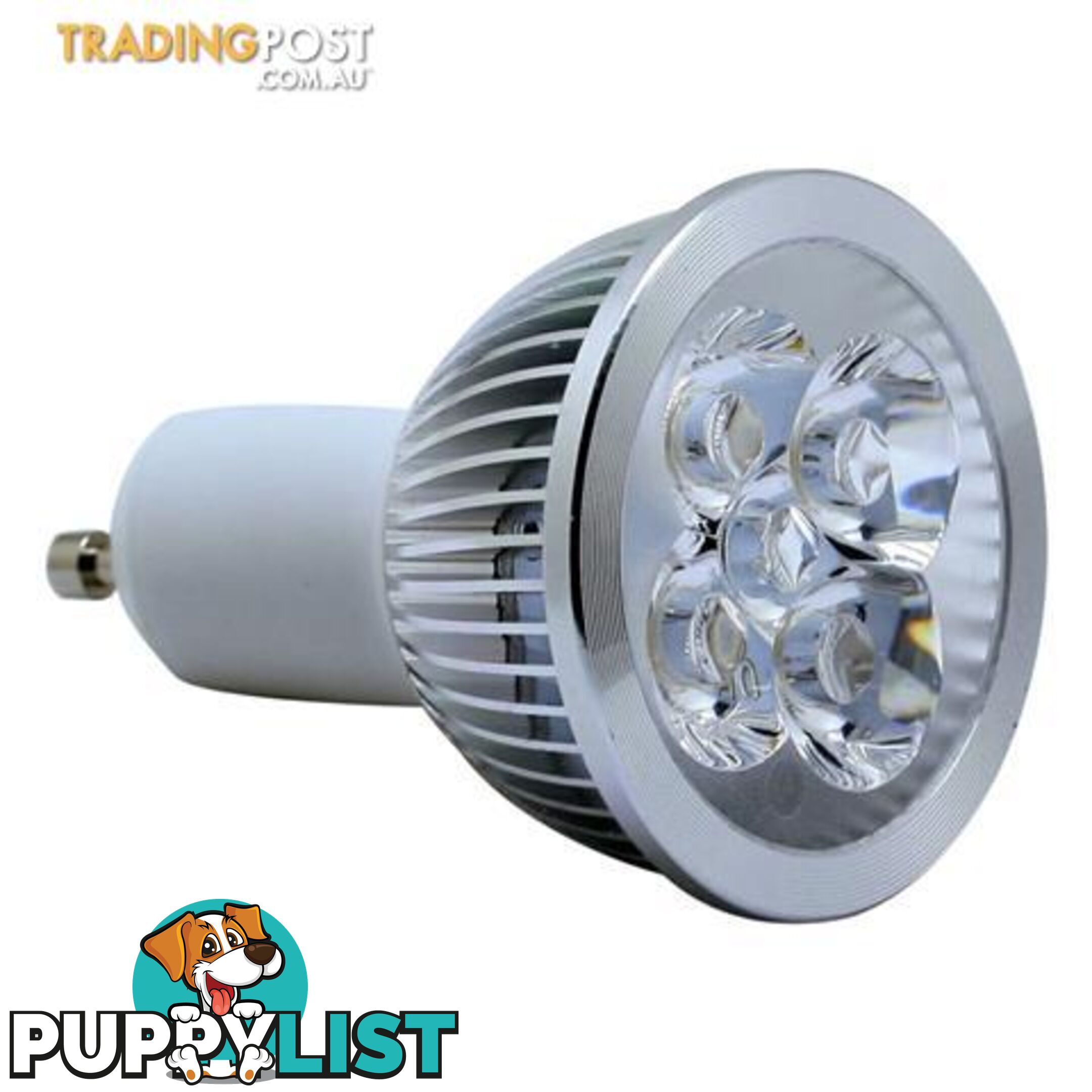 240V (GU10) - 4W Spotlight - Cool  - (Non-Dimmable)