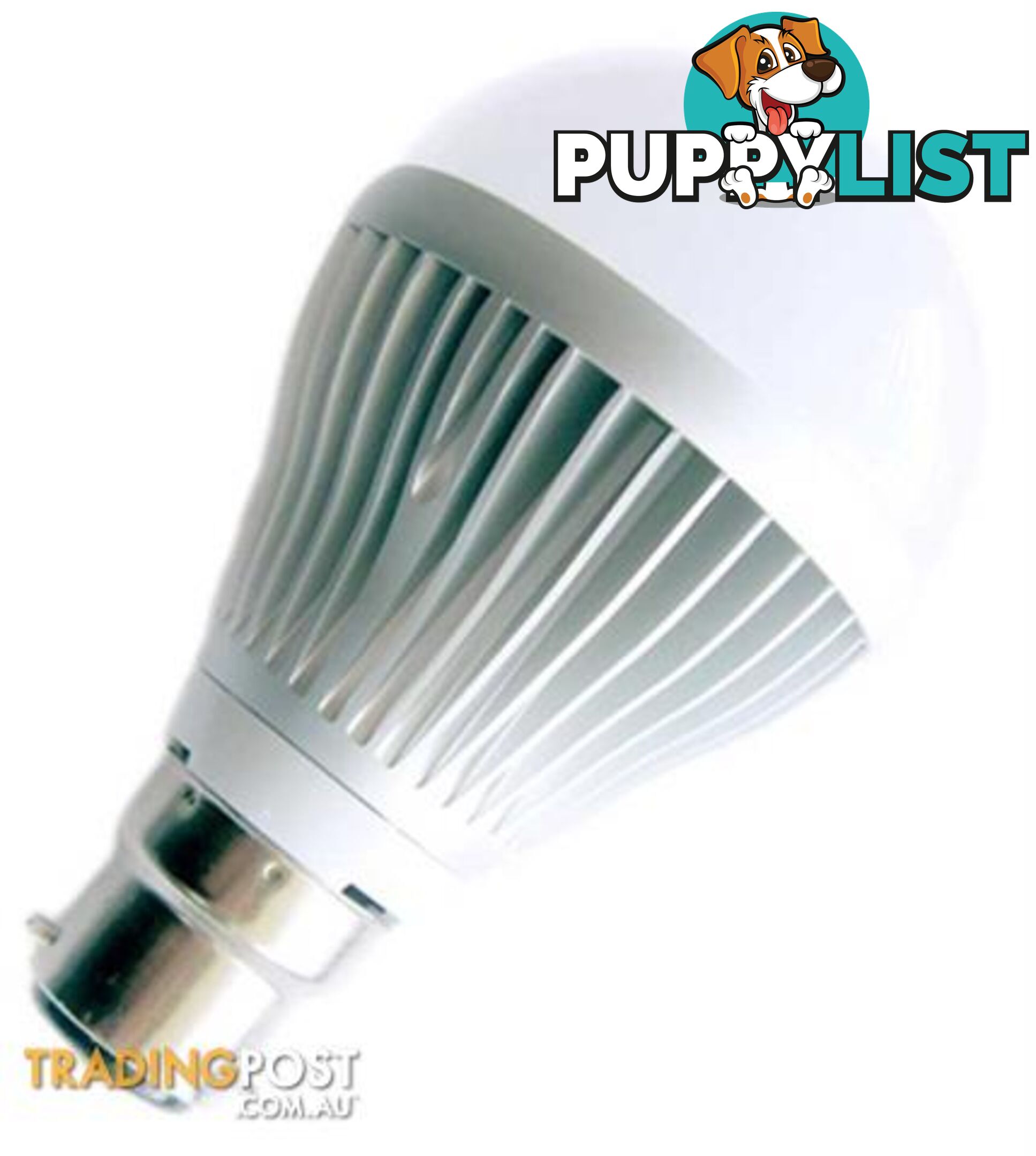 B22 12W Bulb - Cool Light - (Dimmable)