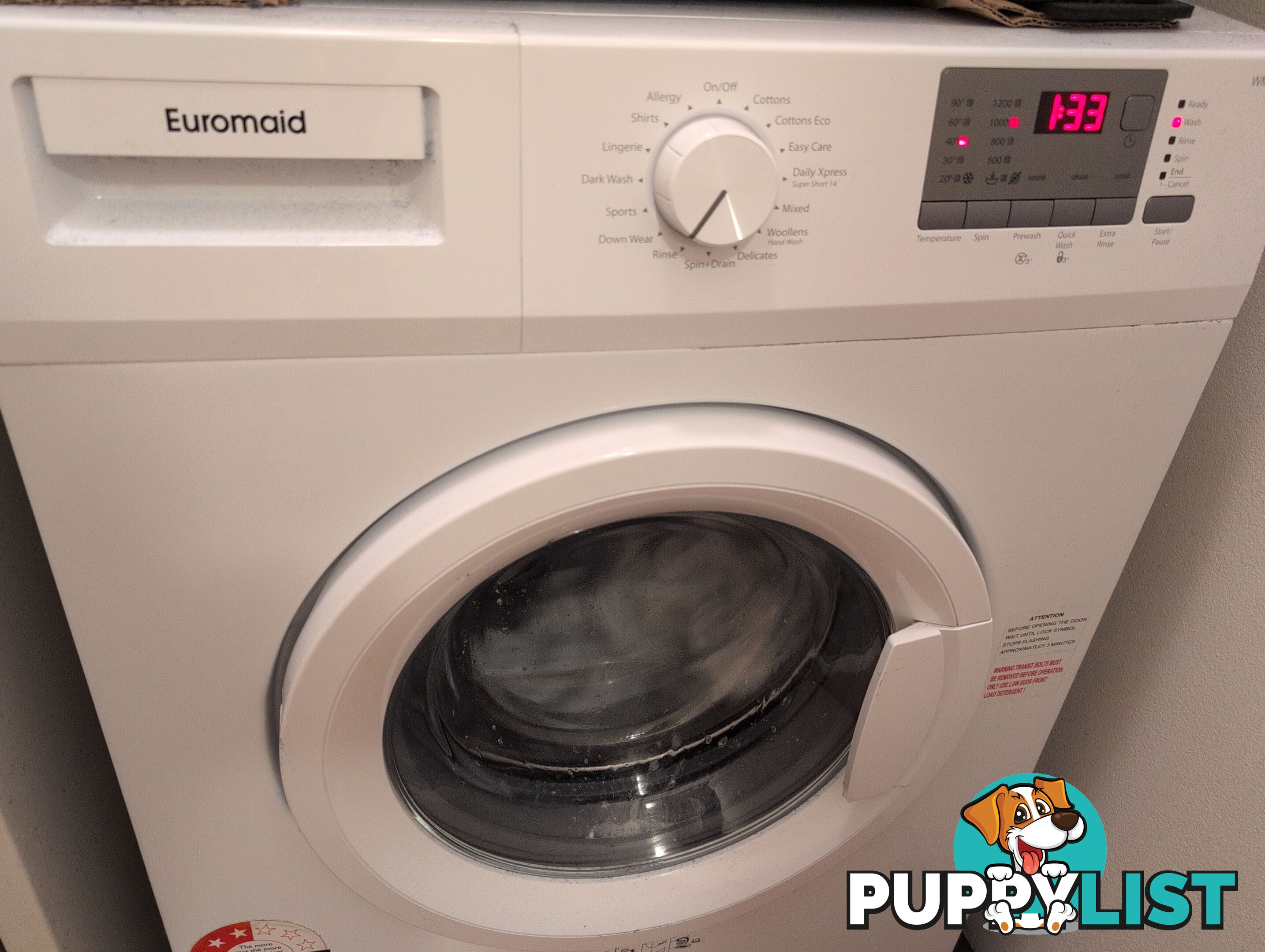 Euromaid - washing machine