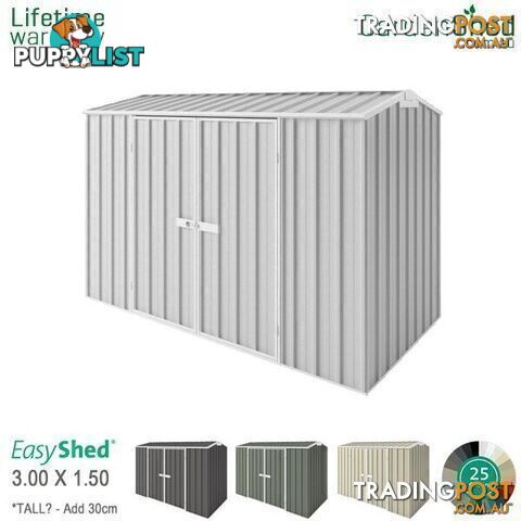 Garden Shed - 3.00m X 1.50m - Free Delivery - Free Extra Tall
