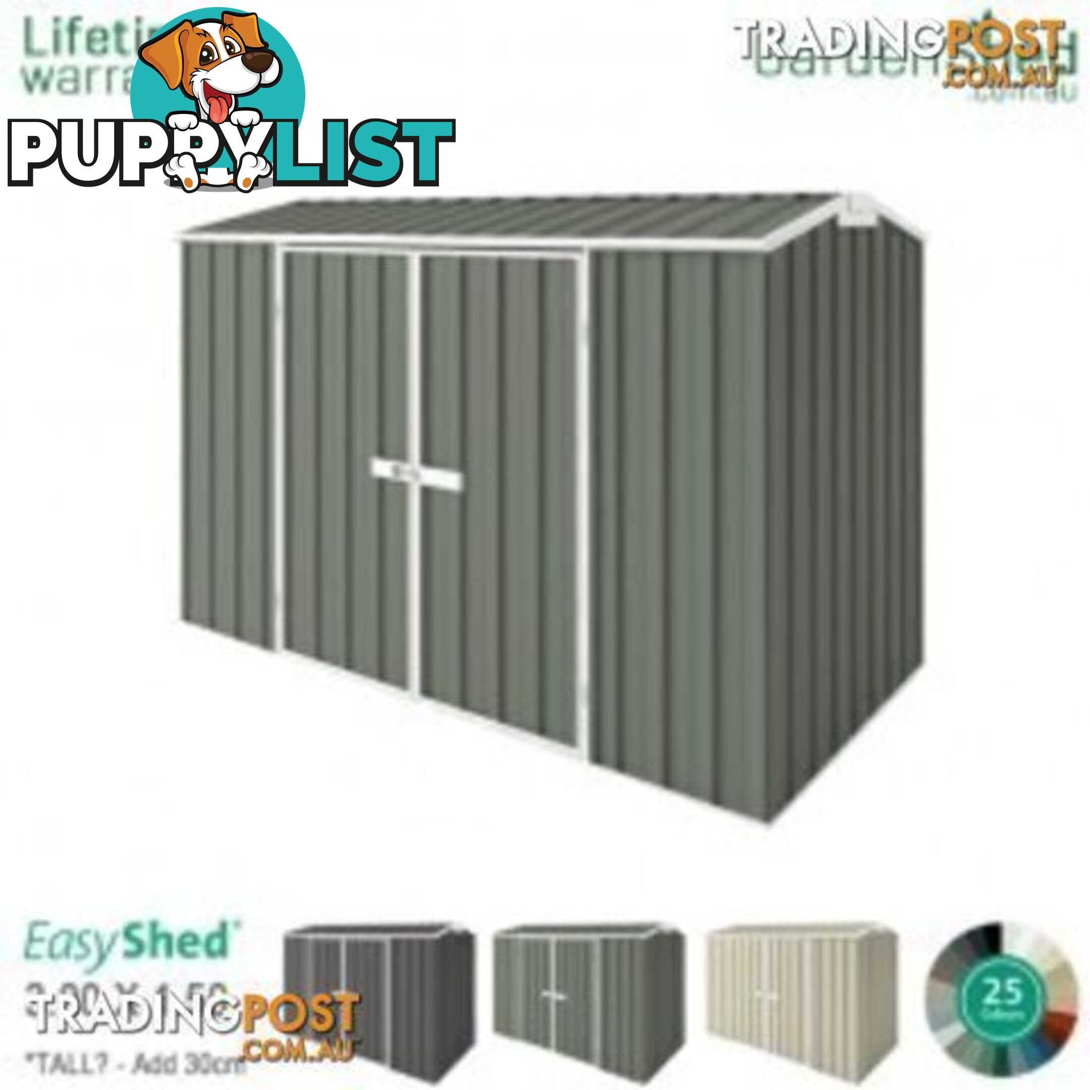 Garden Shed - 3.00m X 1.50m - Free Delivery - Free Extra Tall
