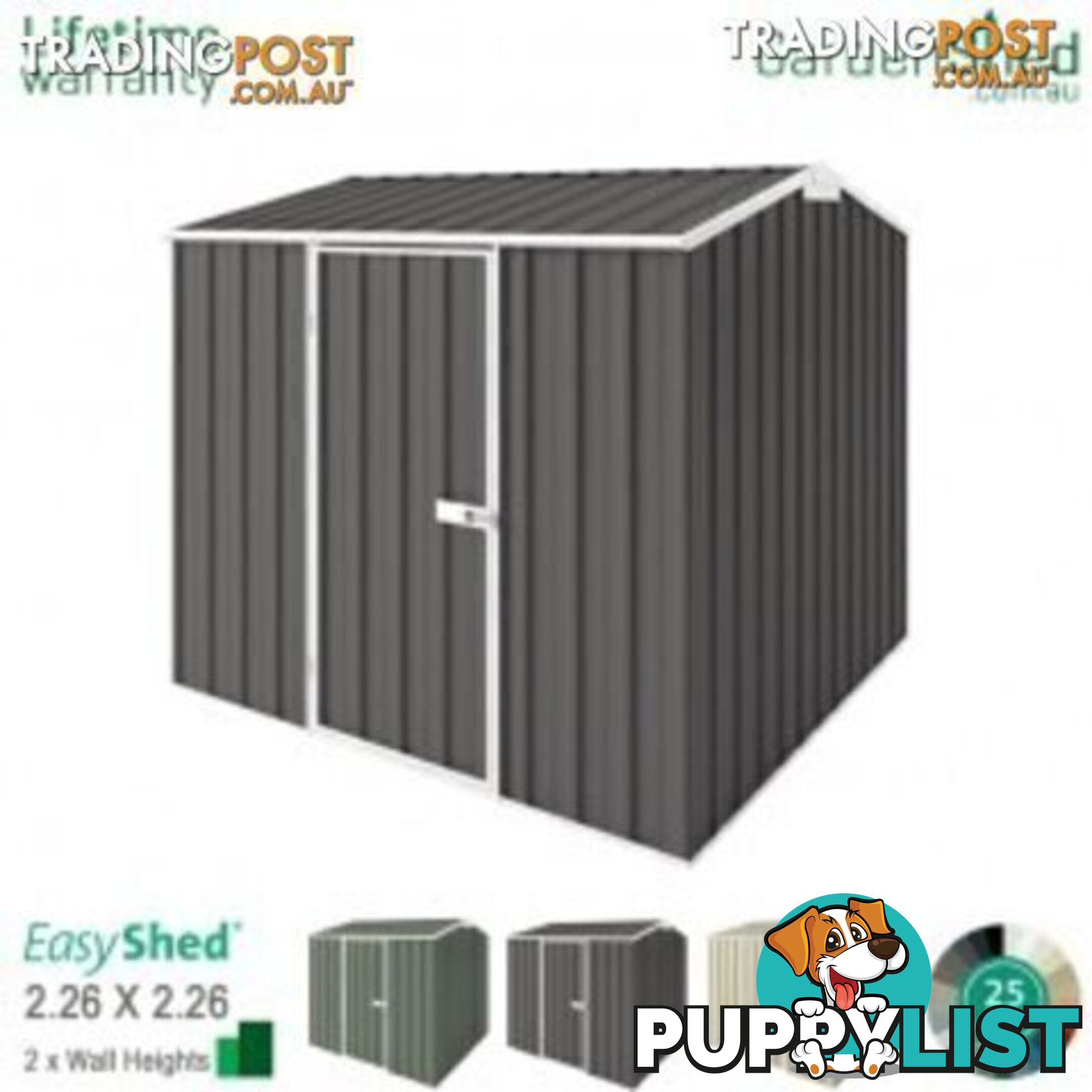 Garden Shed - 2.25m X 2.25m - Free Delivery - Free Extra Tall