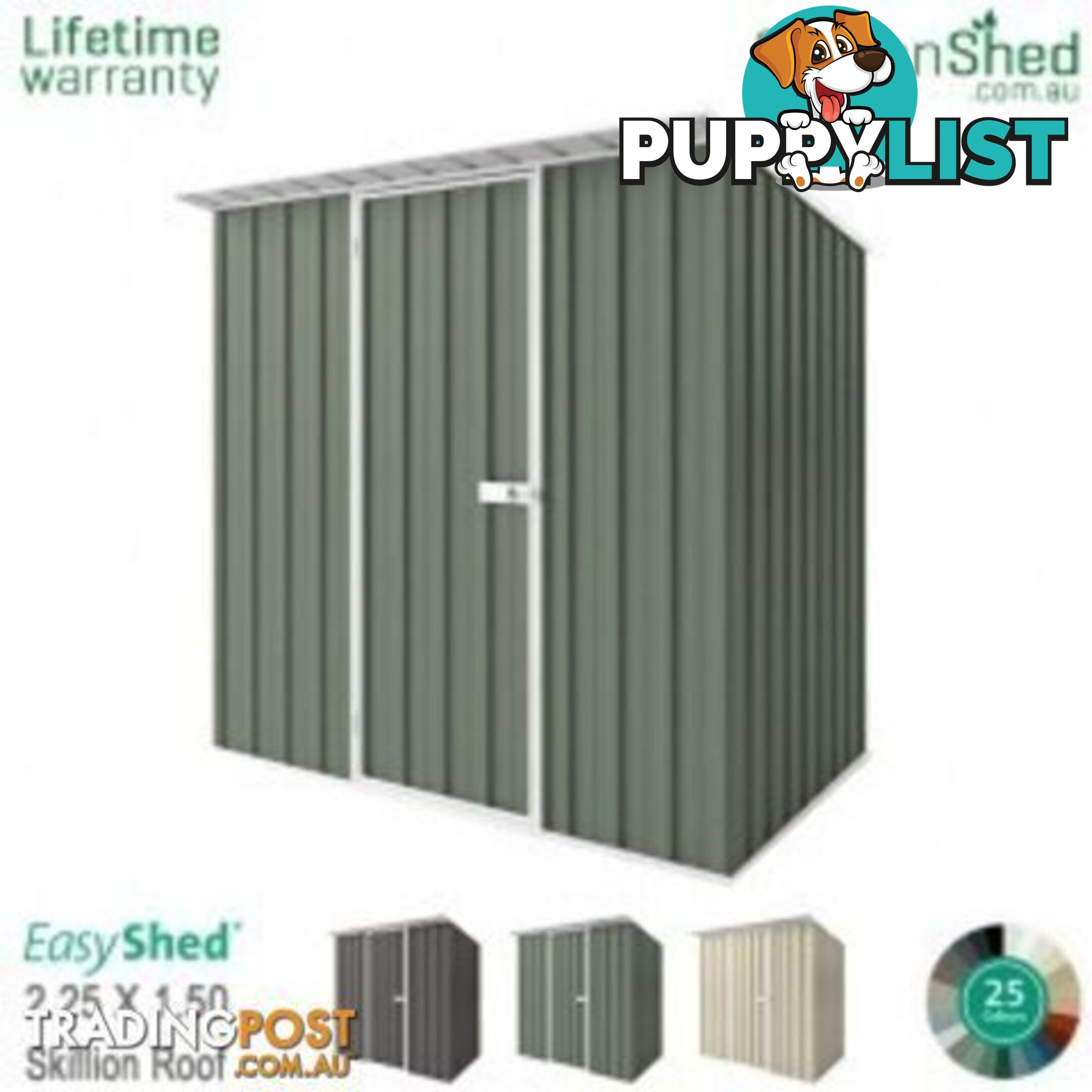 Garden Shed - 2.26m X 1.50m - Free Home Delivery - 5% off till 20th Jan