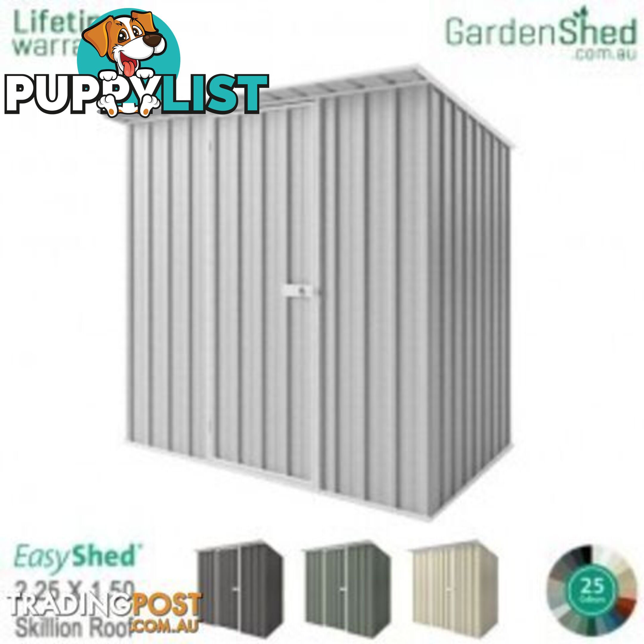 Garden Shed - 2.26m X 1.50m - Free Home Delivery - 5% off till 20th Jan