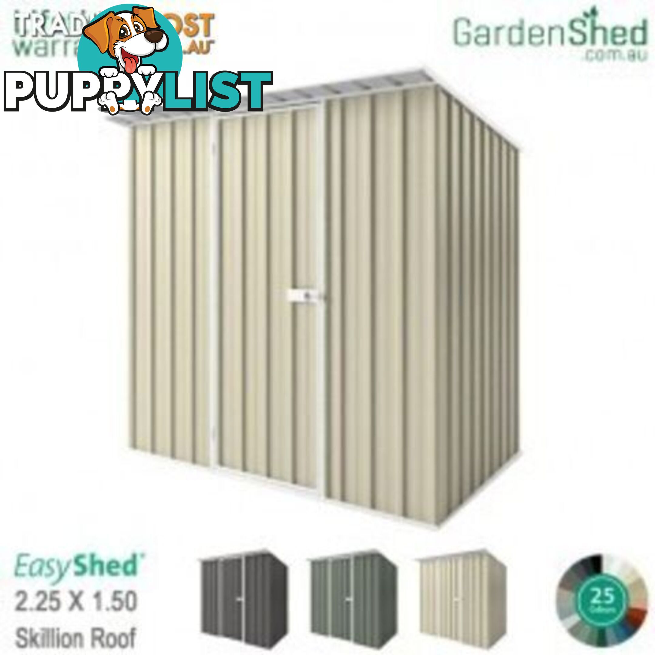 Garden Shed - 2.26m X 1.50m - Free Home Delivery - 5% off till 20th Jan