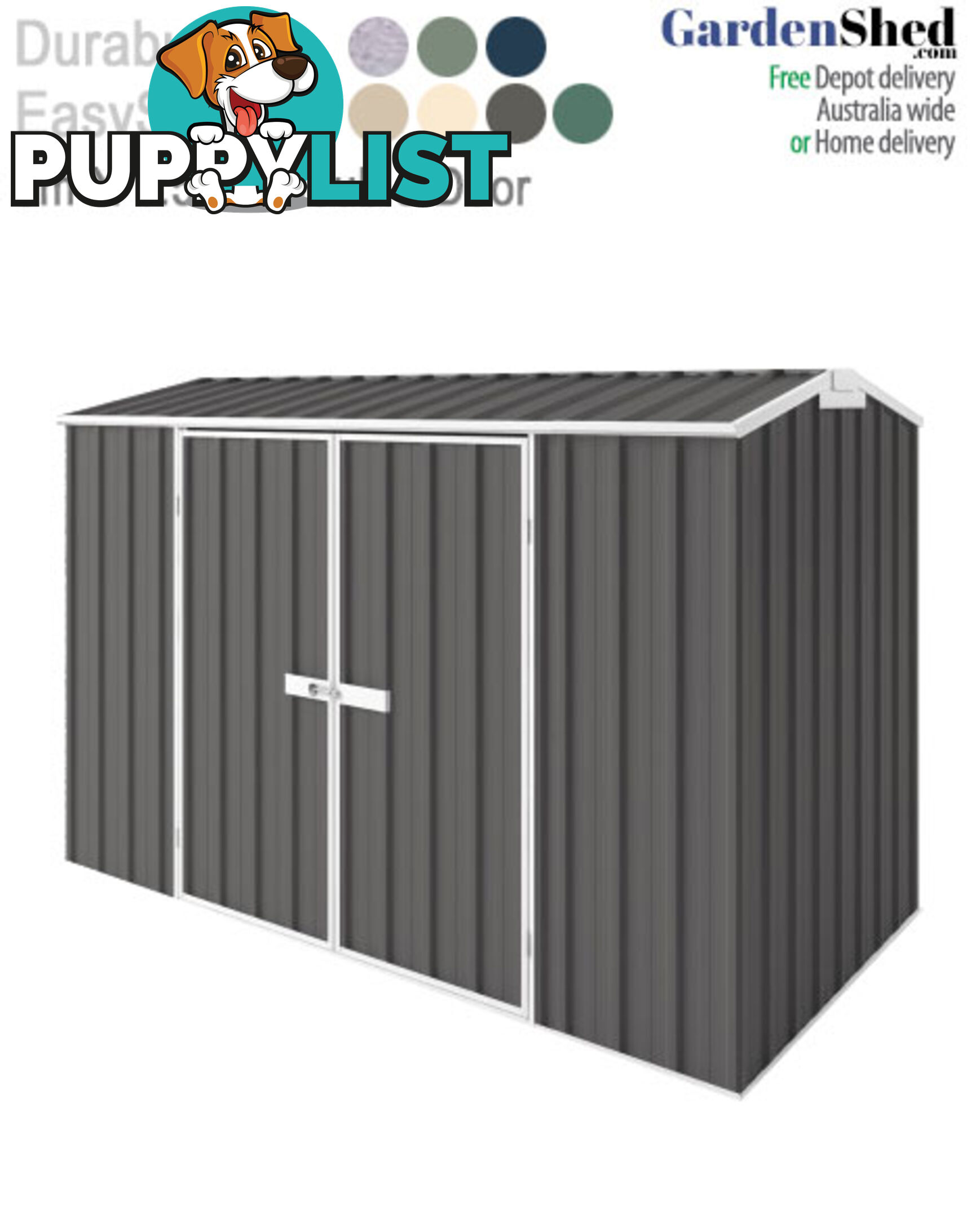 Garden Shed - 3.00m X 1.50m - Australia Wide Delivery