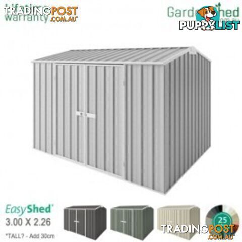 Garden Shed - 3.00m X 2.25m - Free Delivery - Free Extra Tall