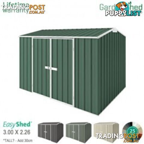 Garden Shed - 3.00m X 2.25m - Free Delivery - Free Extra Tall