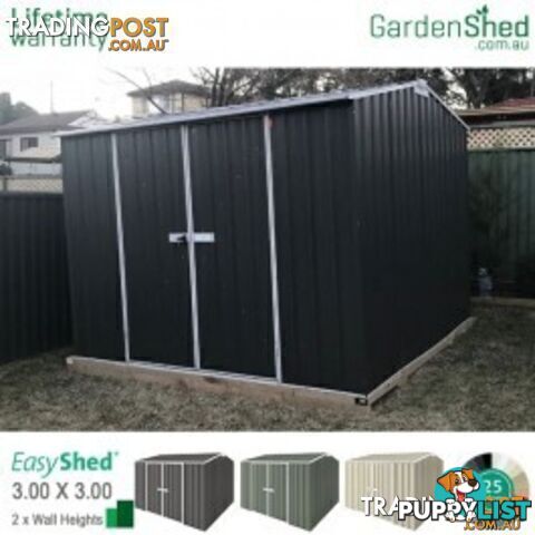 Garden Shed - 3.00m X 3.00m - Free Delivery - min. 40% off June