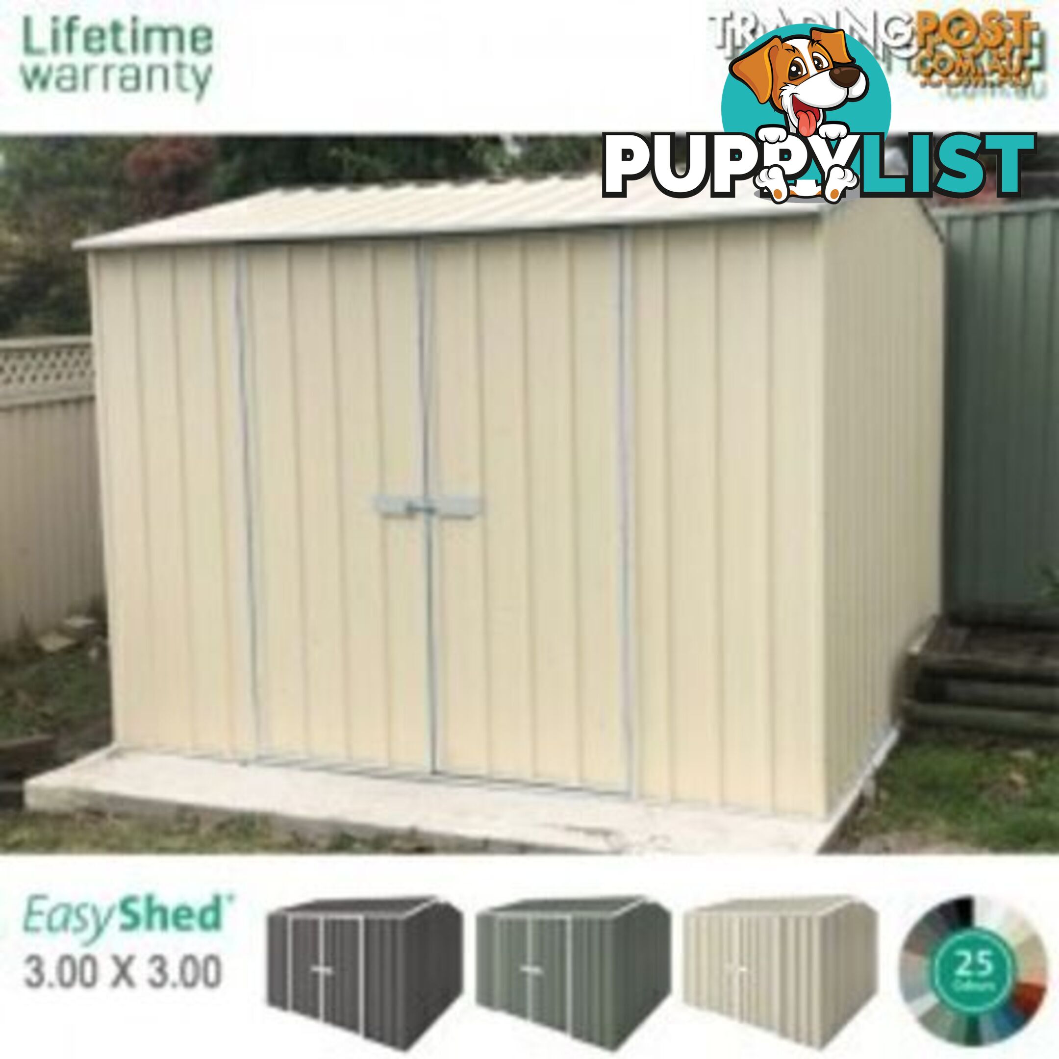 Garden Shed - 3.00m X 3.00m - Free Delivery - min. 40% off June