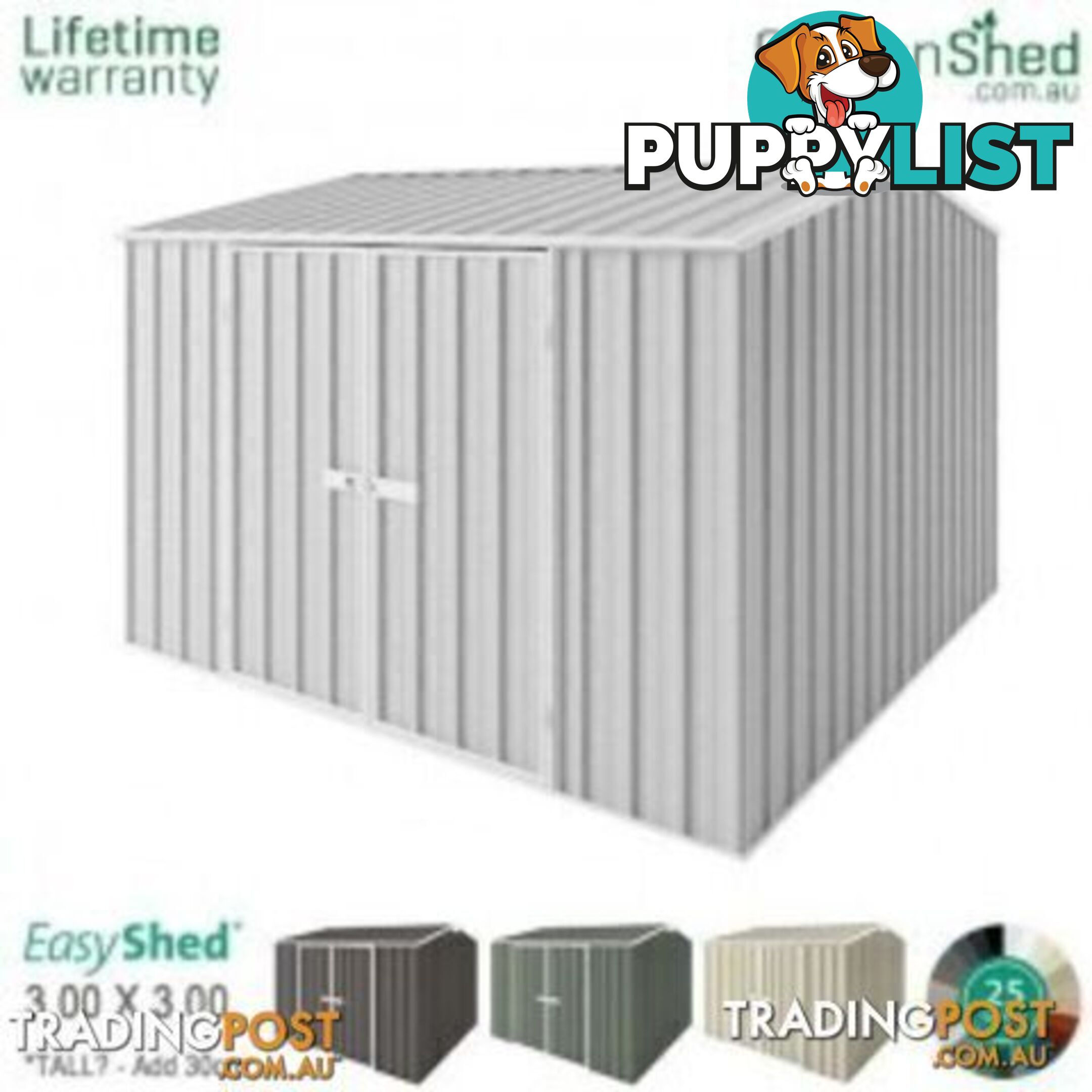 Garden Shed - 3.00m X 3.00m - Free Delivery - min. 40% off June