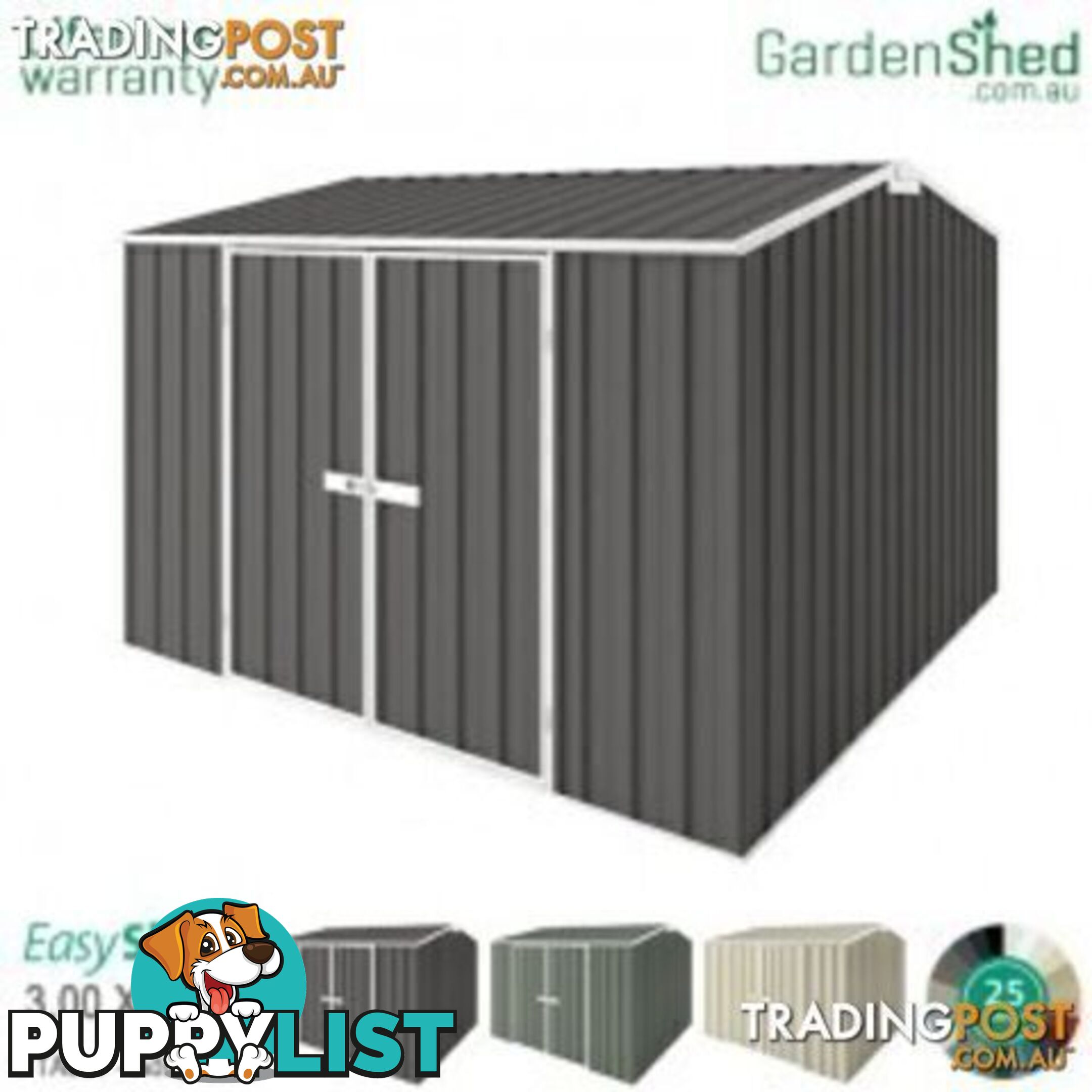 Garden Shed - 3.00m X 3.00m - Free Delivery - min. 40% off June