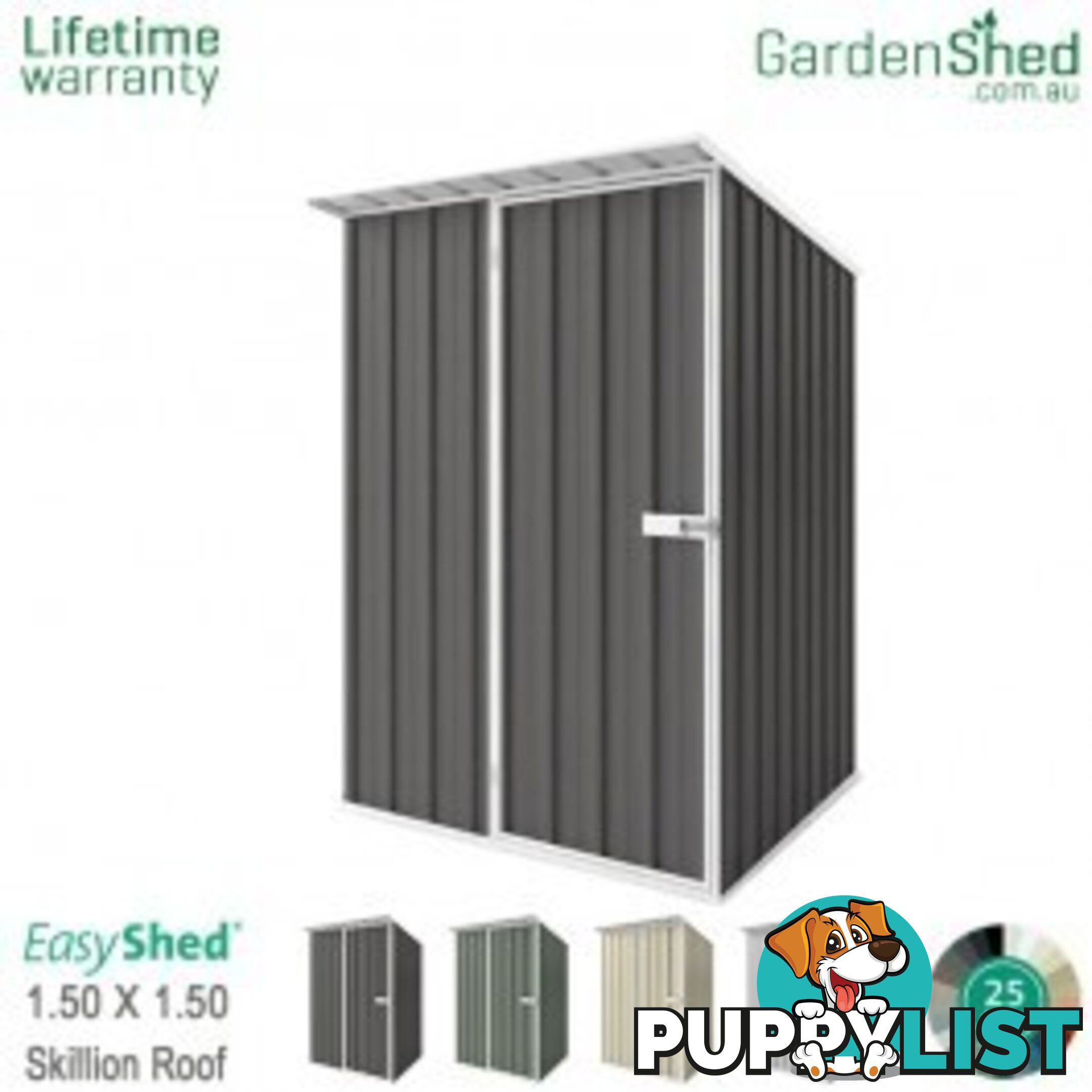 Garden Shed - 1.50m X 1.50m - Free Home Delivery - EXTRA 5% Off - ends 28th Nov