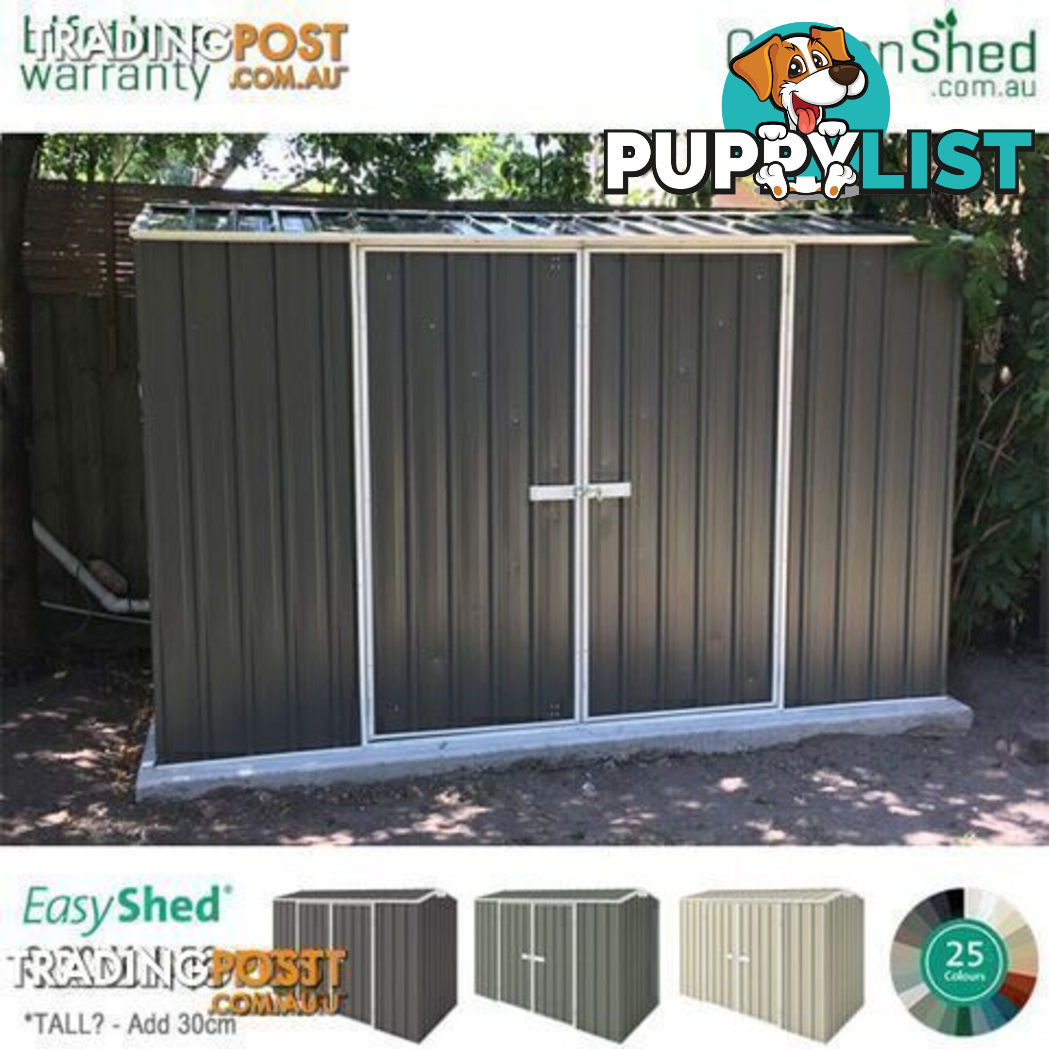 Garden Shed - 3.00m X 1.50m - Free Delivery - Free Extra Tall