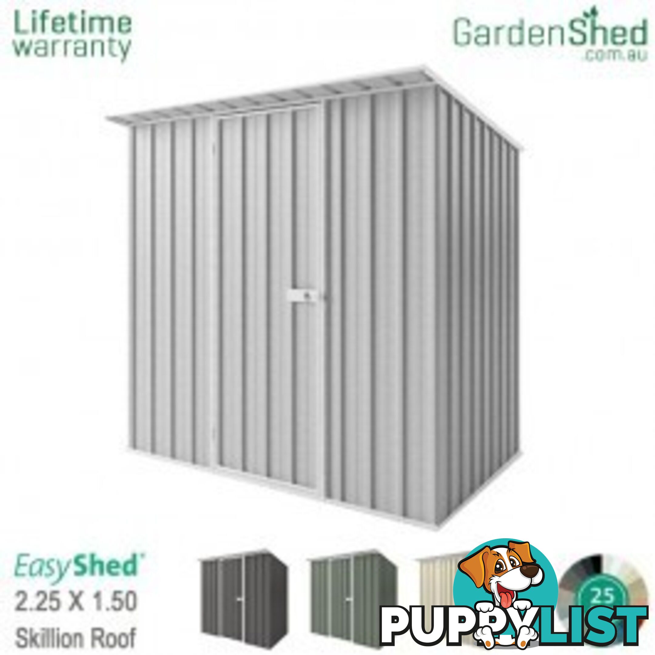 Garden Shed - 2.26m X 1.50m - Free Home Delivery - EXTRA 5% Off - ends 28th Nov