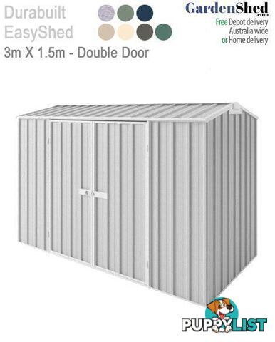 Garden Shed - 3.00m X 1.50m - *Free Delivery