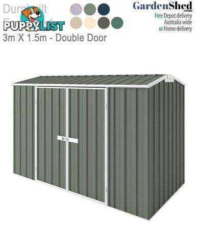 Garden Shed - 3.00m X 1.50m - *Free Delivery