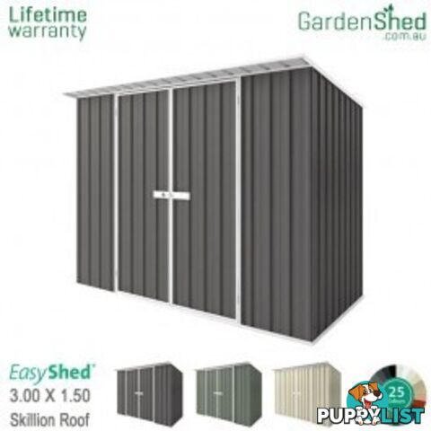 Garden Shed - 3.00m X 1.50m - Free Home Delivery - EXTRA 5% Off - ends 28th Nov