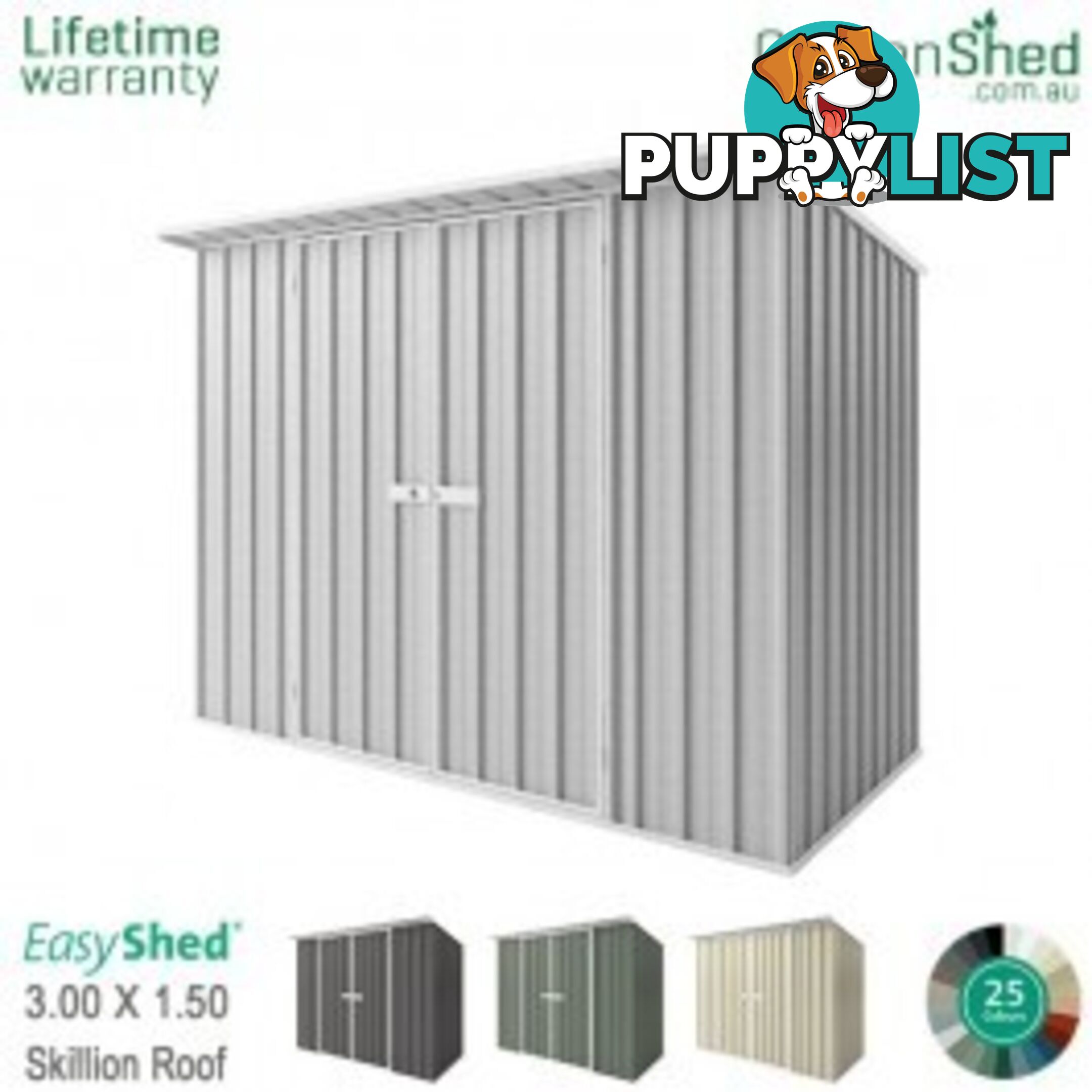 Garden Shed - 3.00m X 1.50m - Free Home Delivery - EXTRA 5% Off - ends 28th Nov