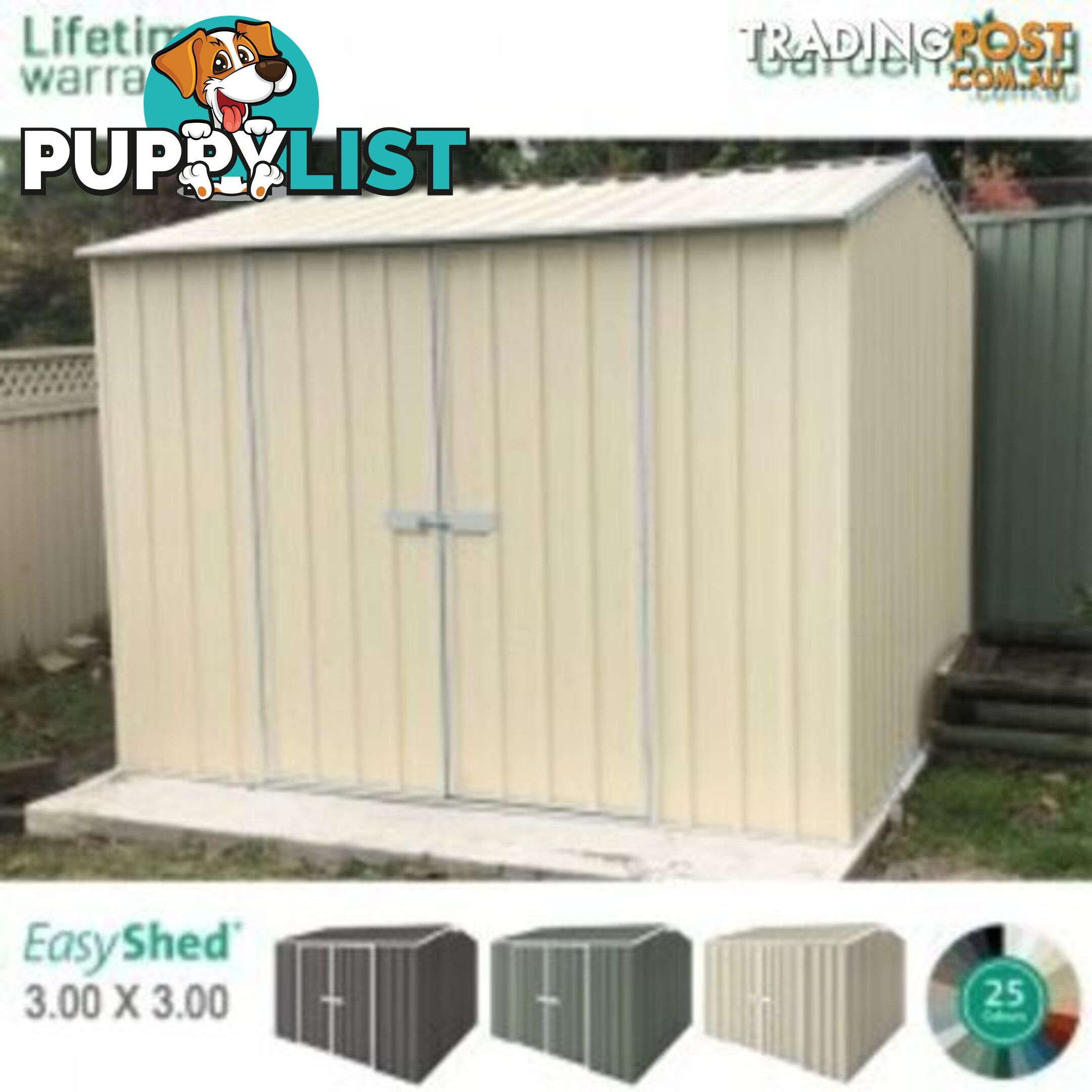 Garden Shed - 3.00m X 3.00m - Free Delivery*