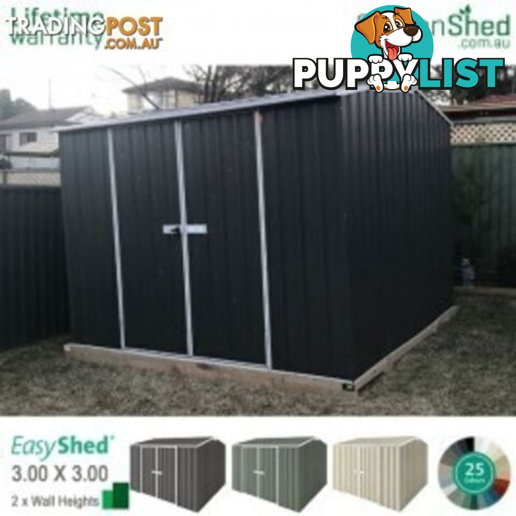 Garden Shed - 3.00m X 3.00m - Free Delivery*