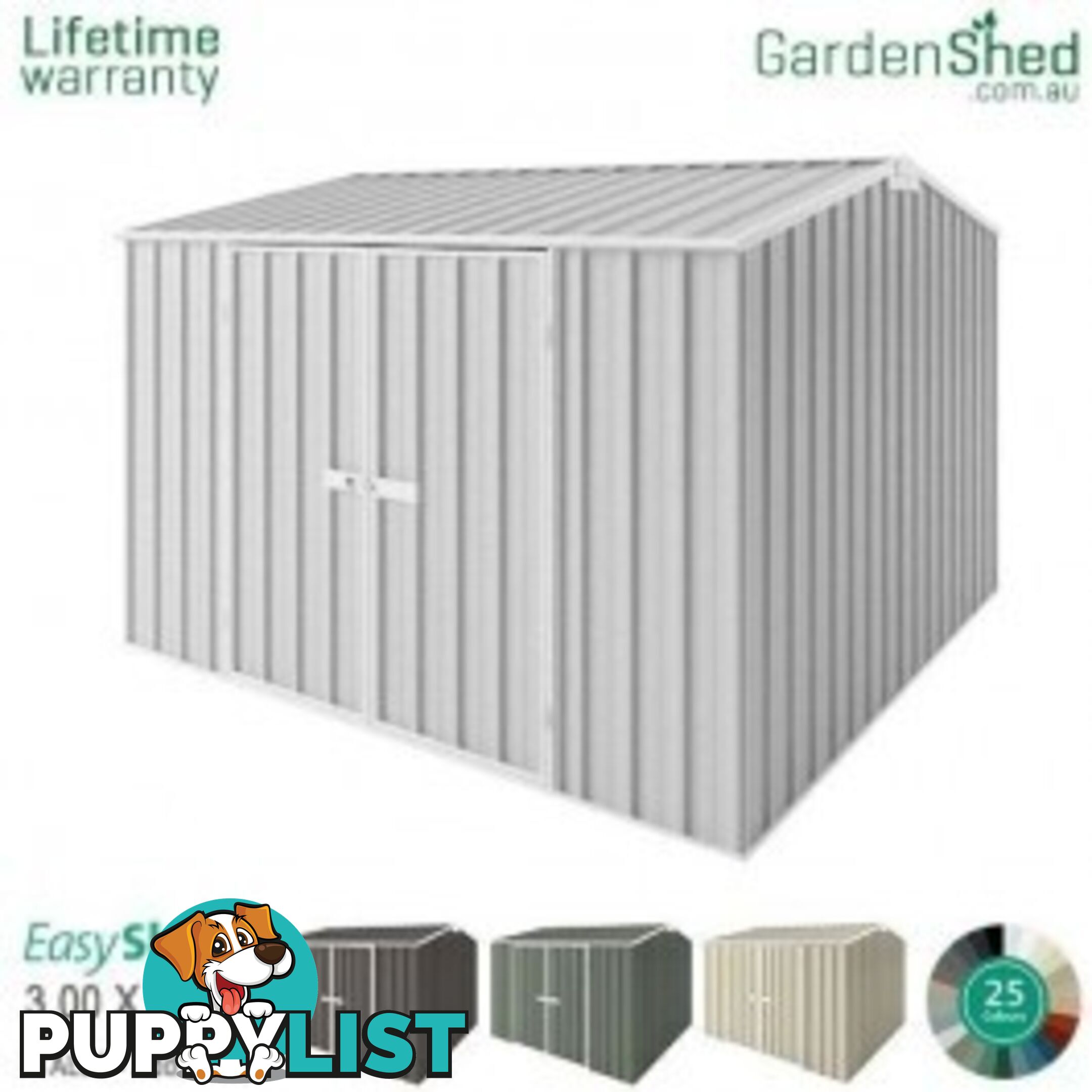 Garden Shed - 3.00m X 3.00m - Free Delivery* - EXTRA $75 Off - ends 25th Oct