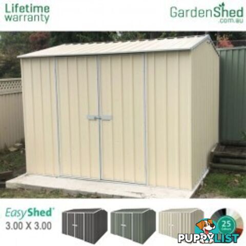 Garden Shed - 3.00m X 3.00m - Free Delivery* - EXTRA $75 Off - ends 25th Oct