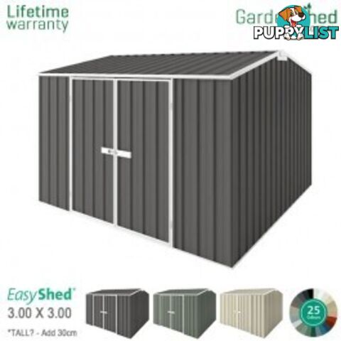 Garden Shed - 3.00m X 3.00m - Free Delivery* - EXTRA $75 Off - ends 25th Oct