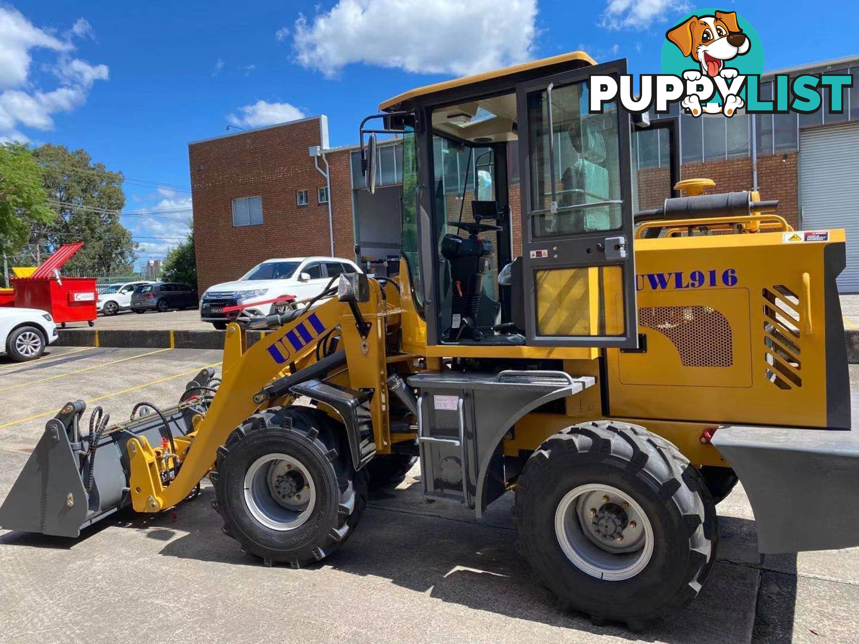 NEW UHI UWL916, 56hp WHEEL LOADER, 3 YEAR WARRANTY