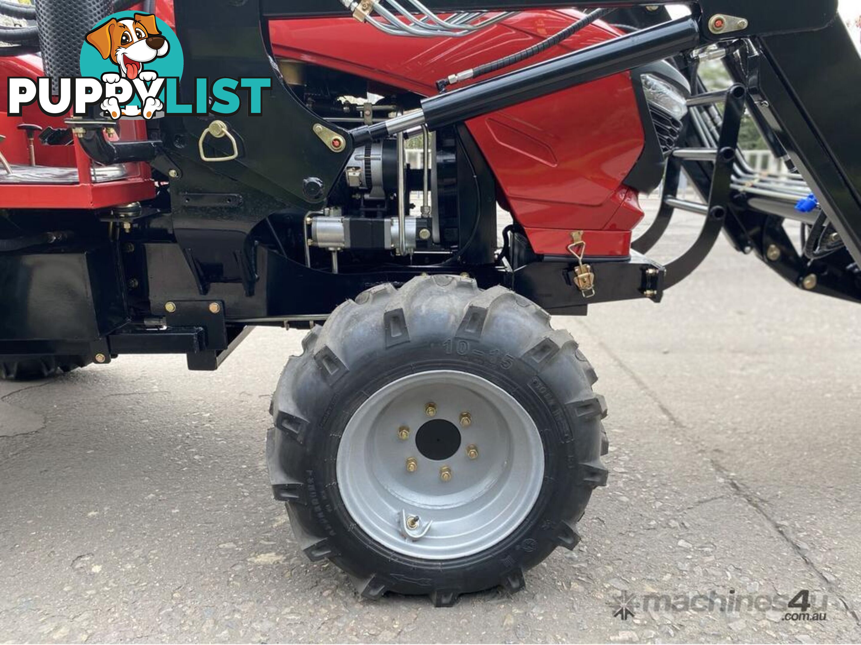 NEW UHI 45HP 4WD TRACTOR WITH 7 ATTACHMENTS, (WA ONLY)