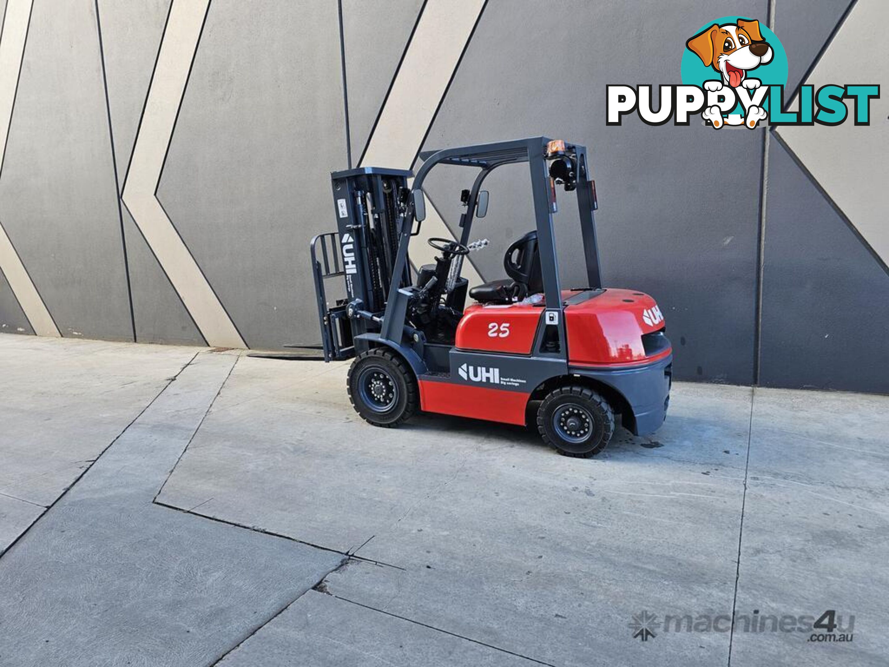 NEW UHI FD25, 2.5T DIESEL FORKLIFT WITH SIDE SHIFT (WA ONLY)