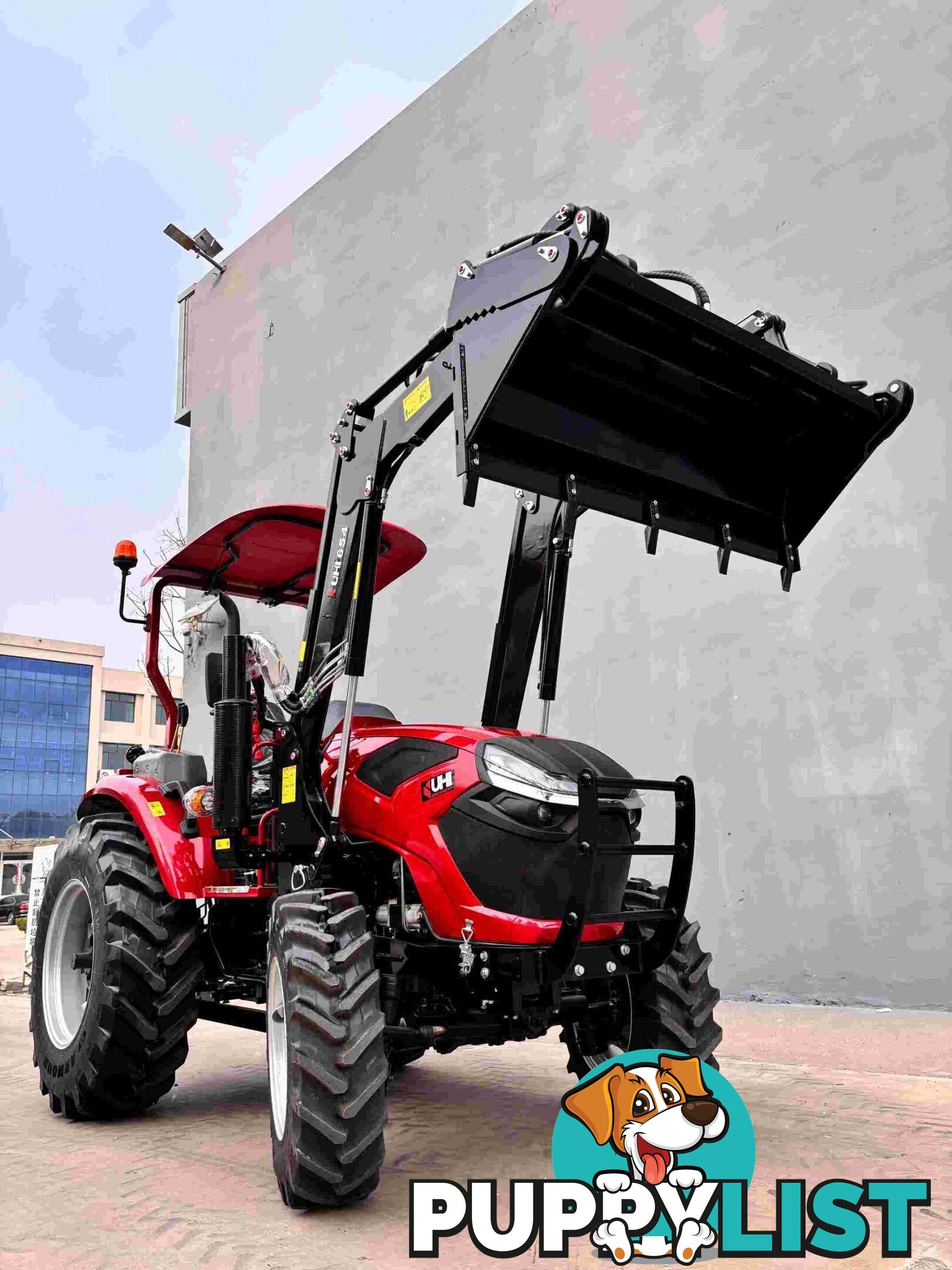 NEW UHI 65HP OPEN CAB TRACTOR WITH 7 ATTACHMENTS (WA ONLY)