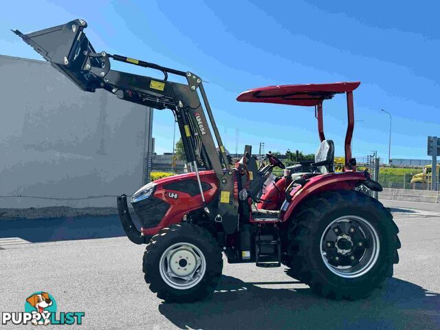 NEW UHI 65HP OPEN CAB TRACTOR WITH 7 ATTACHMENTS (WA ONLY)