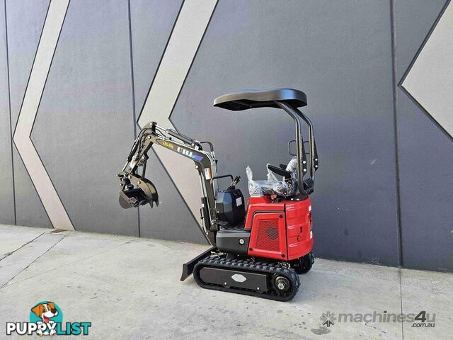 NEW UHI UME10P MINI EXCAVATOR WITH 9 ATTACHMENTS (WA ONLY)