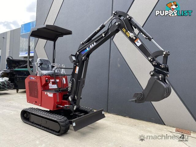 NEW UHI UME15P, 1.5T EXCAVATOR WITH 8 ATTACHMENTS (WA ONLY)