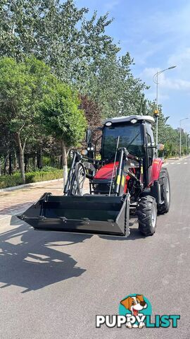 NEW UHI T454C, 45HP CAB TRACTOR WITH 7 ATTACHMENTS