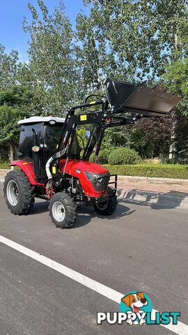 NEW UHI T454C, 45HP CAB TRACTOR WITH 7 ATTACHMENTS