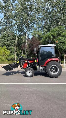 NEW UHI T454C, 45HP CAB TRACTOR WITH 7 ATTACHMENTS