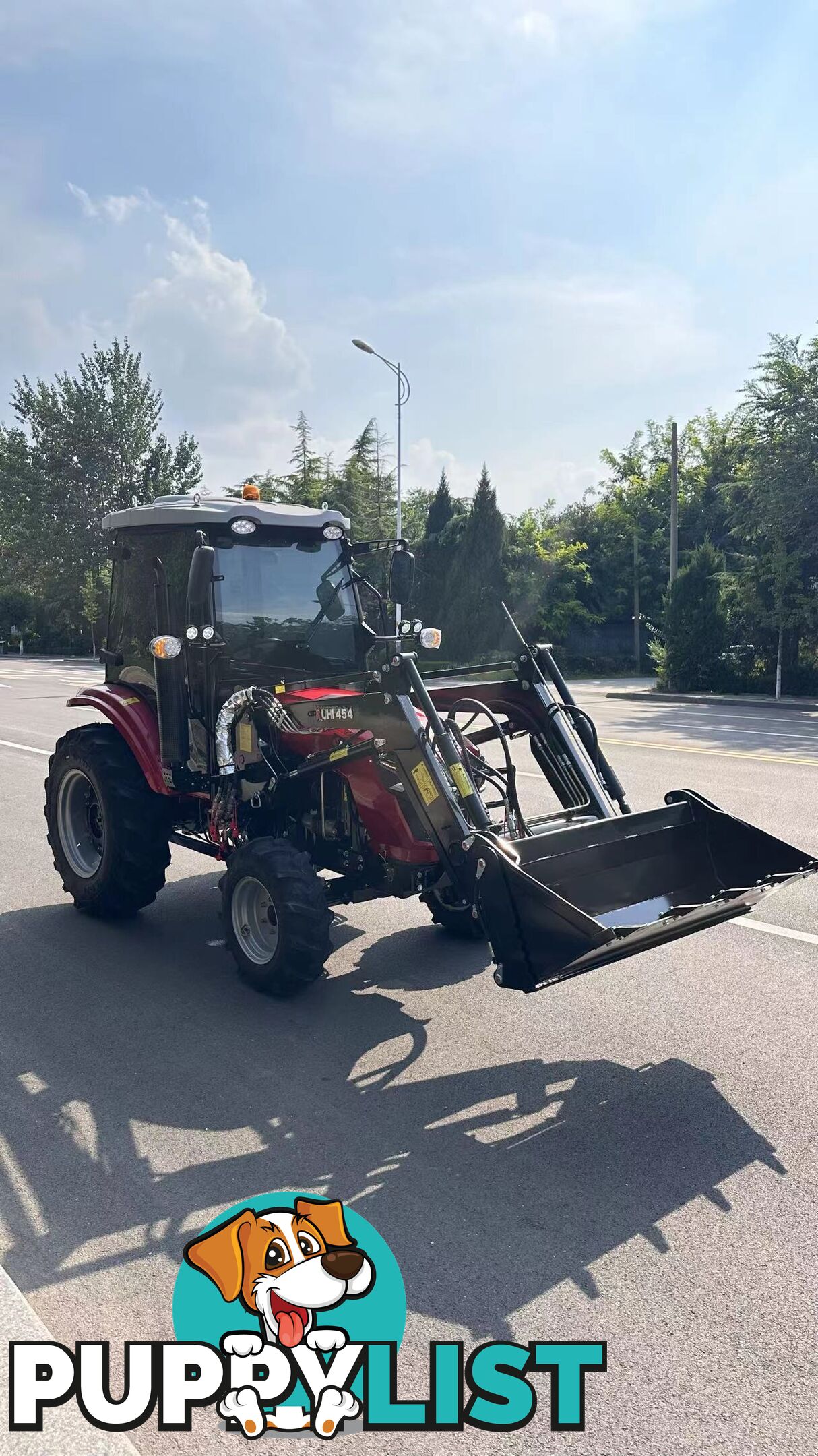 NEW UHI T454C, 45HP CAB TRACTOR WITH 7 ATTACHMENTS