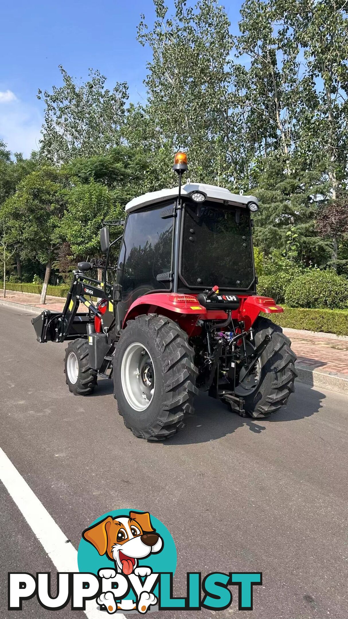 NEW UHI T454C, 45HP CAB TRACTOR WITH 7 ATTACHMENTS