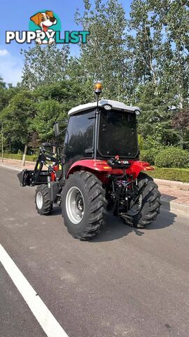 NEW UHI T454C, 45HP CAB TRACTOR WITH 7 ATTACHMENTS