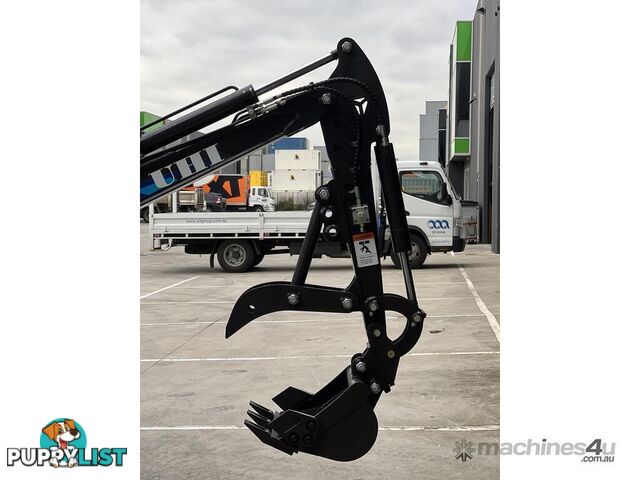 NEW UHI UME12P, 1.2T EXCAVATOR WITH 9 ATTACHMENTS