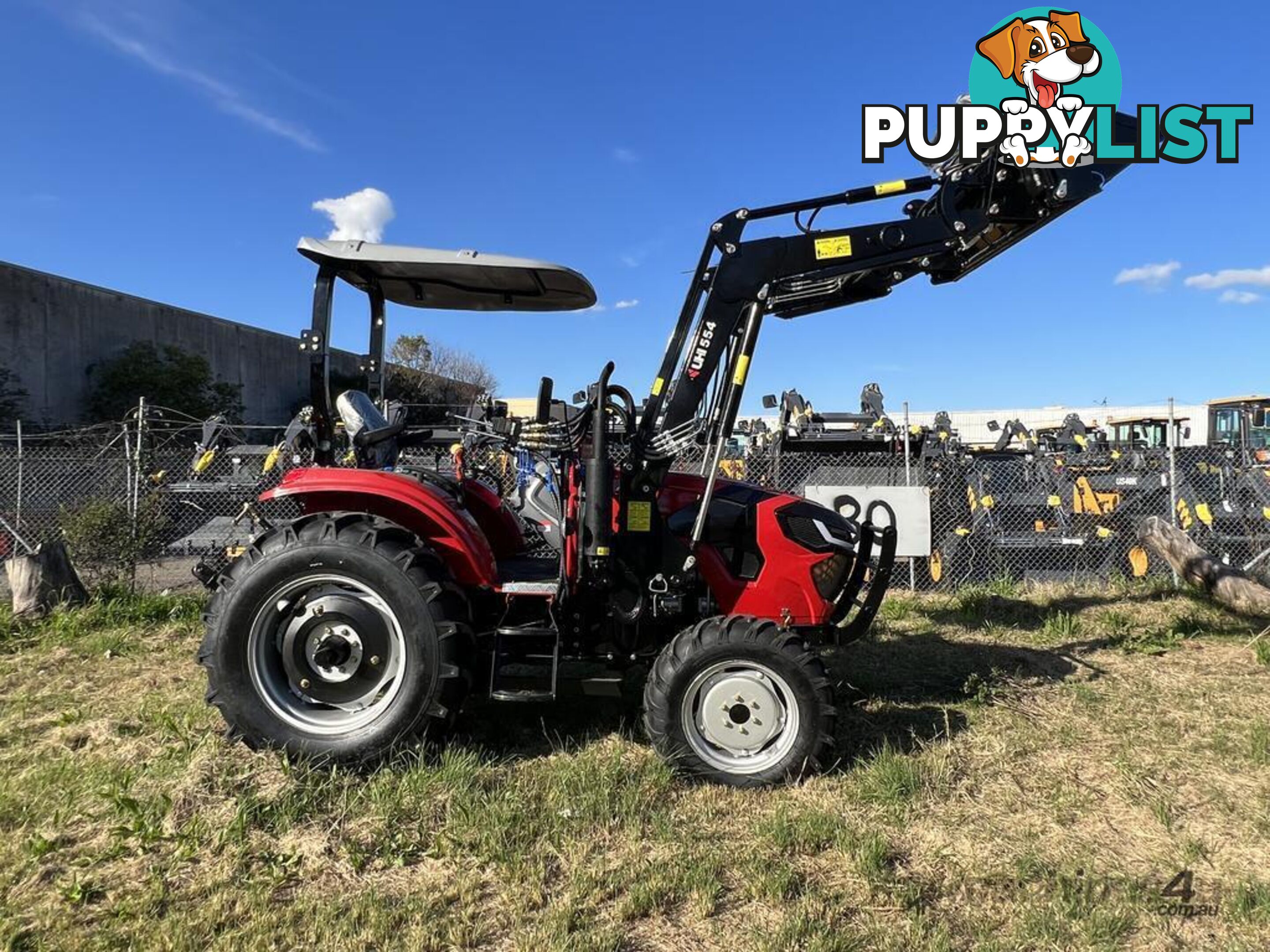 NEW UHI 55HP TRACTOR WITH 7 ATTACHMENTS, (WA ONLY)