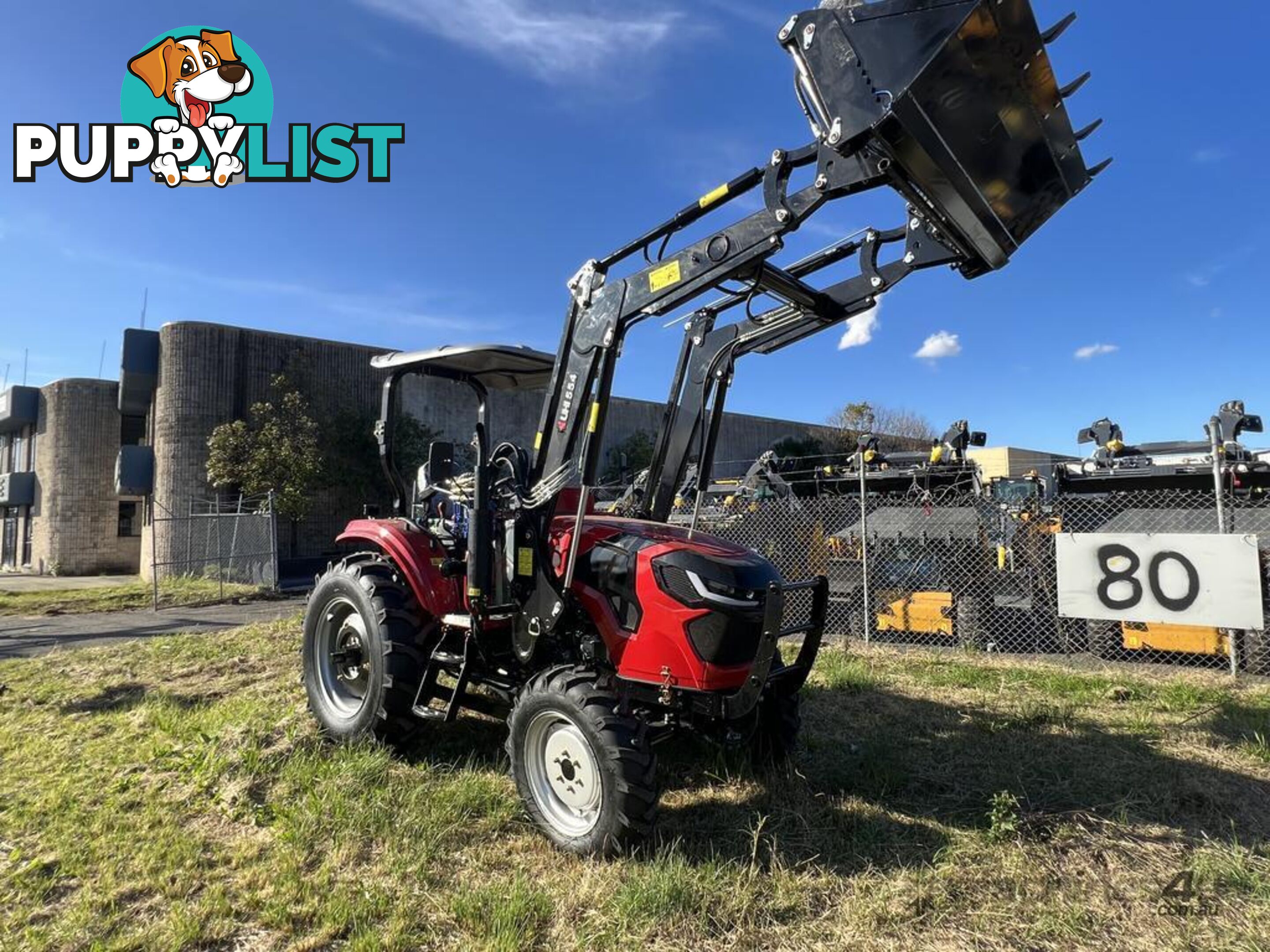 NEW UHI 55HP TRACTOR WITH 7 ATTACHMENTS, (WA ONLY)