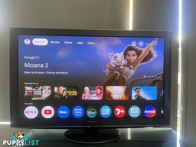 PANASONIC VIERA PLASMA TV (50”)  AS WELL AS CHROMECAST  STREAMING DEVICE AND MORE !