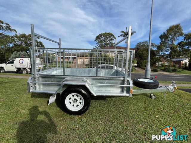 7 X 4 Premium Single Axle Hot-Dip Galvanised Tilting Box Trailer 750kg ATM