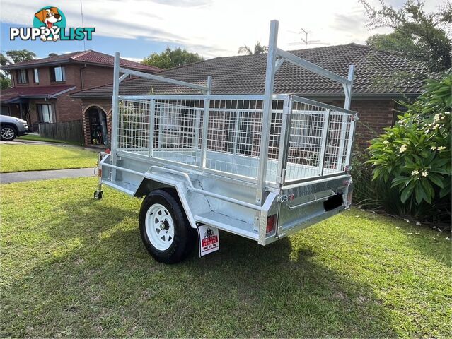 7 X 4 Premium Single Axle Hot-Dip Galvanised Tilting Box Trailer 750kg ATM