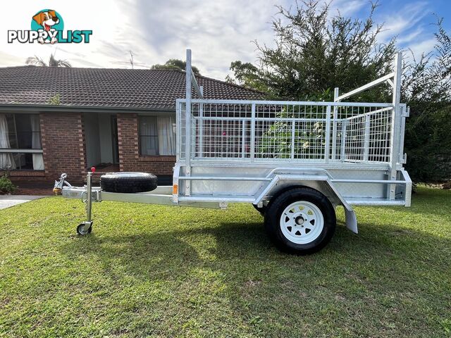 7 X 4 Premium Single Axle Hot-Dip Galvanised Tilting Box Trailer 750kg ATM