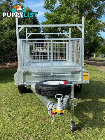 7 X 4 Premium Single Axle Hot-Dip Galvanised Tilting Box Trailer 750kg ATM